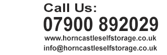 Telephone Horncastle Self Storage Horncastle, Lincolnshire